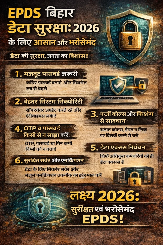 EPDS बिहार डेटा सुरक्षा: 2026 के लिए आसान और भरोसेमंद टिप्स