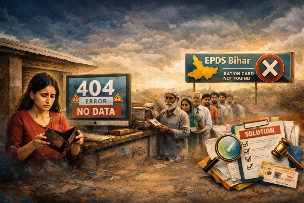 EPDS बिहार: राशन कार्ड विवरण न मिले कारण व समाधान 2026 गाइड