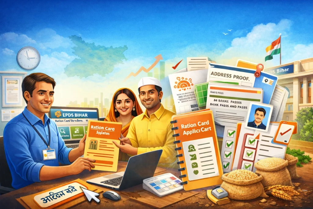 नए राशन कार्ड के लिए आवेदन:जरूरी दस्तावेज़ और प्रक्रिया 2026