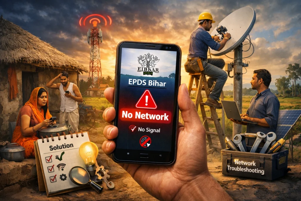EPDS बिहार ऐप “No Network” समस्या: कारण, समाधान और टिप्स!
