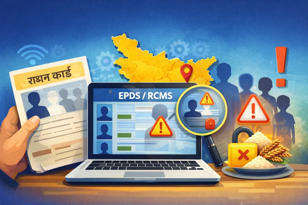 EPDS RCMS में सदस्य न दिखें तो राशन लाभ रुके – 2026 गाइड अब!