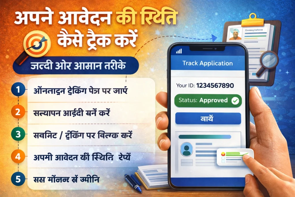 अपने आवेदन की स्थिति कैसे ट्रैक करें