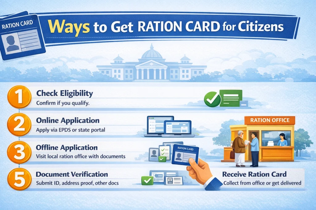 राशन प्राप्त करने के तरीके