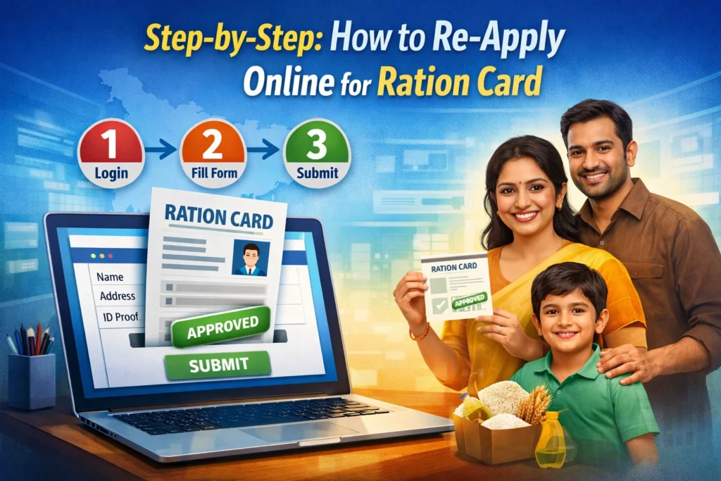 स्टेप-बाय-स्टेप: ऑनलाइन फिर से आवेदन कैसे करें