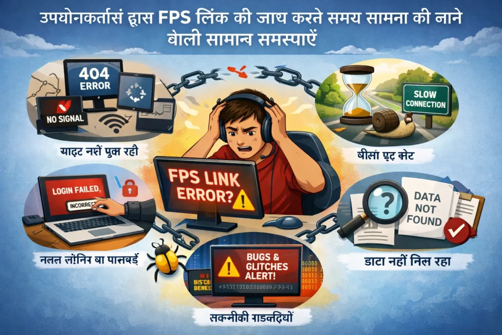 उपयोगकर्ताओं द्वारा FPS लिंक की जांच करते समय सामना की जाने वाली सामान्य समस्याएँ