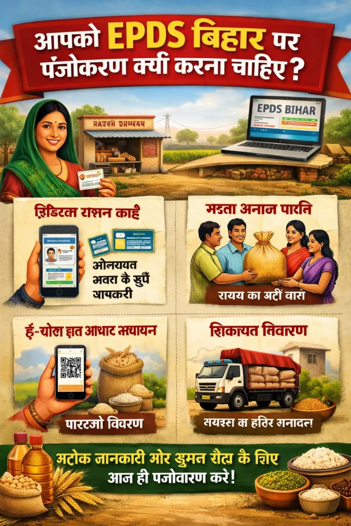 आपको EPDS बिहार पर पंजीकरण क्यों करना चाहिए?