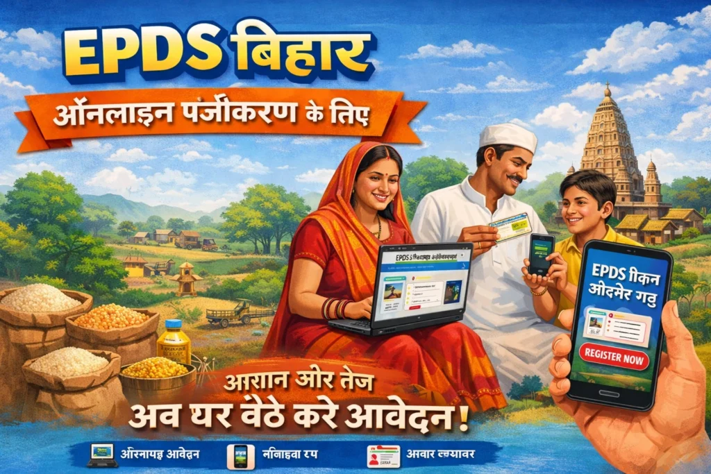 EPDS बिहार ऑनलाइन पंजीकरण के ला