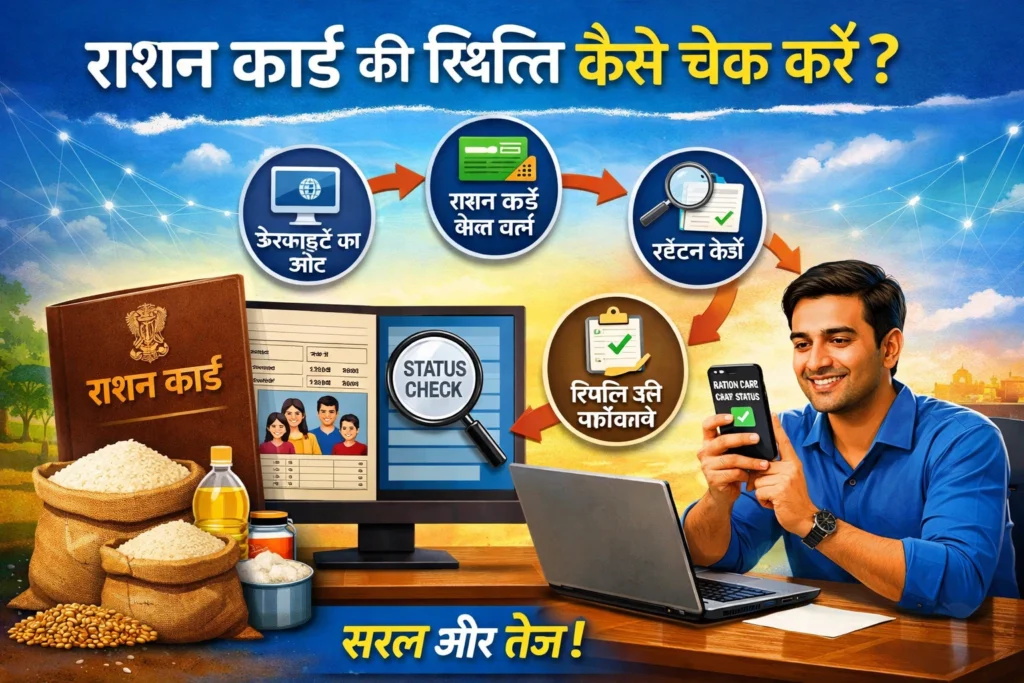 राशन कार्ड की स्थिति कैसे चेक करें